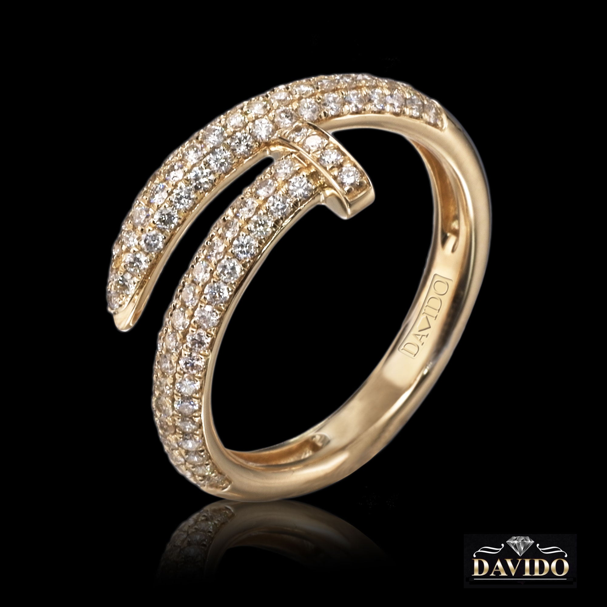 Cartier Estate Juste Un Clou Diamond Nail 18 Karat Yellow Gold Bracele –  Once Loved Treasures